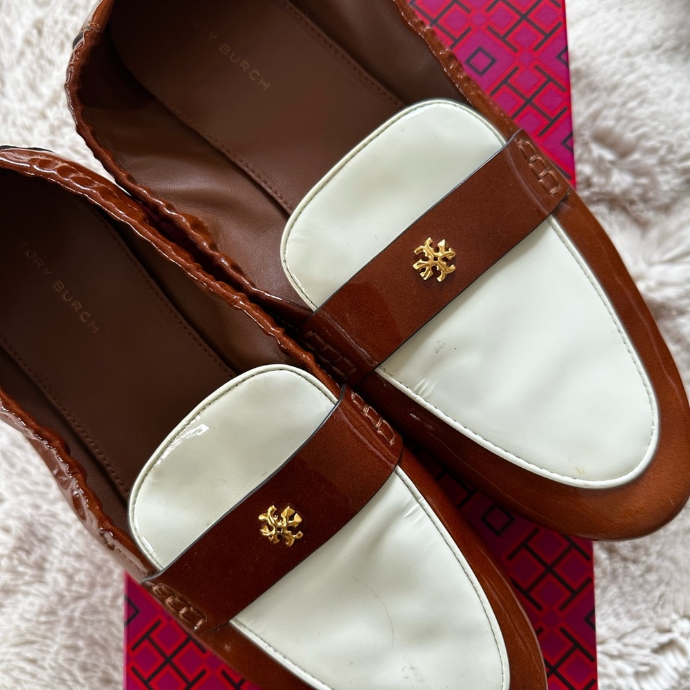 Tory Burch Patent Leather Ballet Loafers